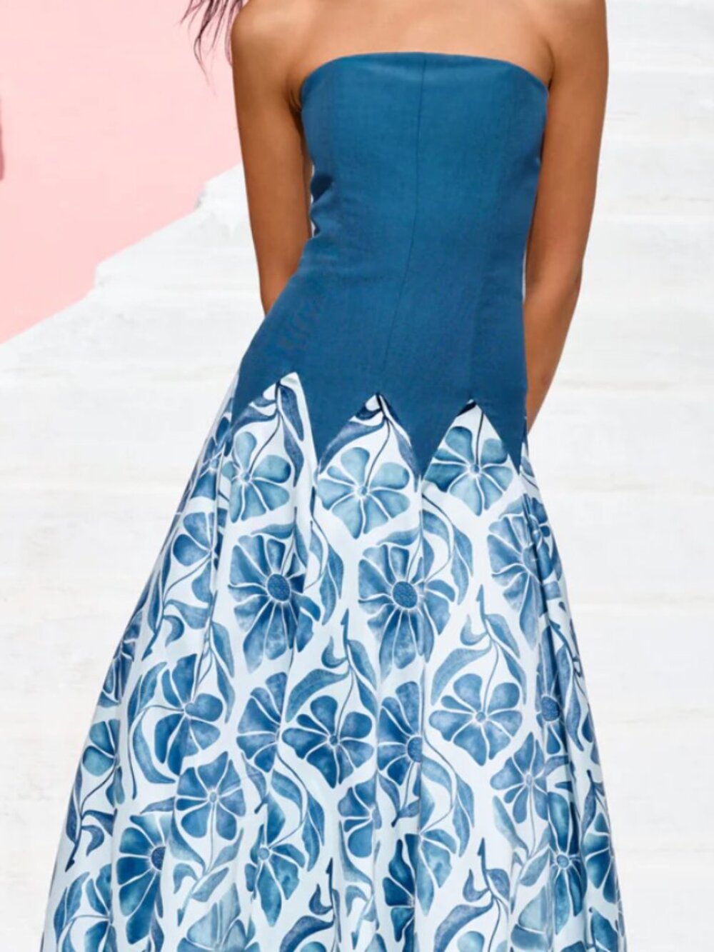 Blue Drop Waste Dress : SIZE SMALL
